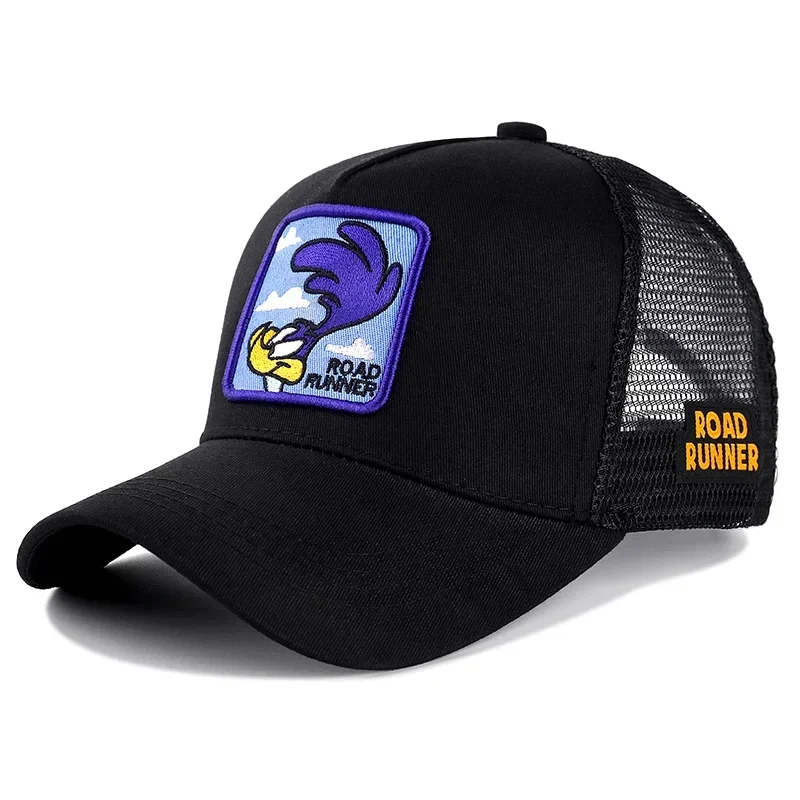 고품질 브랜드 애니메이션 만화 Snapback 코튼 야구 모자 남자 여자 힙합 아빠 메쉬 모자 트럭 모자 Dropshipping