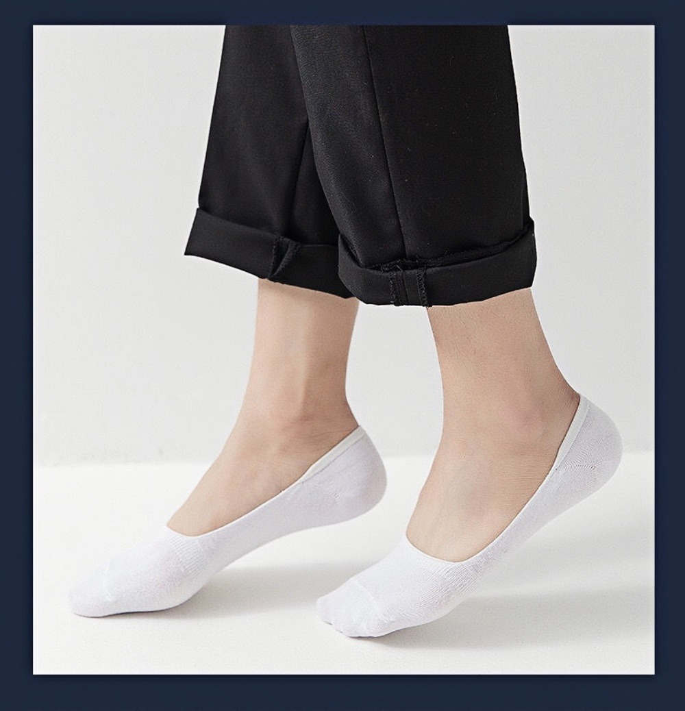 5/10/20 pares de calcetines náuticos de verano para hombre, calcetines finos de boca poco profunda que absorben el sudor y a prueba de olores