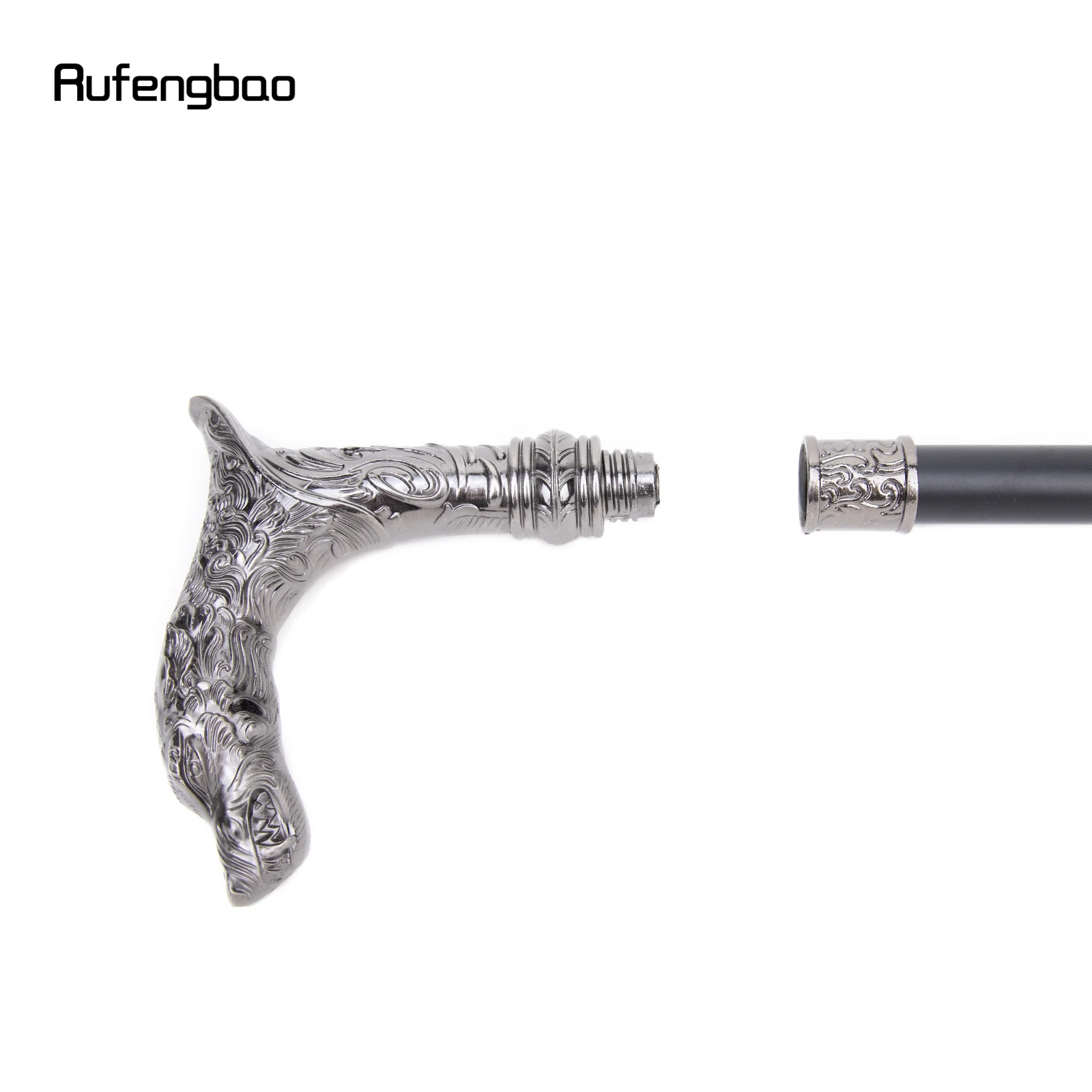 Große Zähne Wolf Single Joint Mode Gehstock Dekorative Vampir Cospaly Party Gehstock Halloween Crosier 93 cm