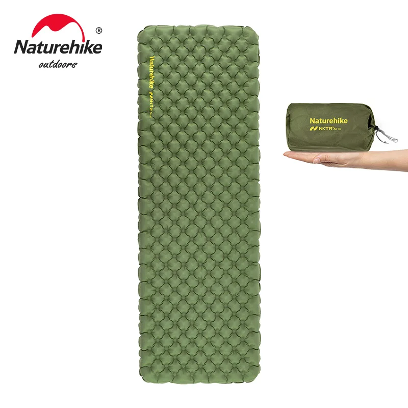 Naturehike 2024, новый матрас для кемпинга, 4,6, сверхлегкий складной пляжный воздушный спальный коврик, уличный походный воздушный матрас