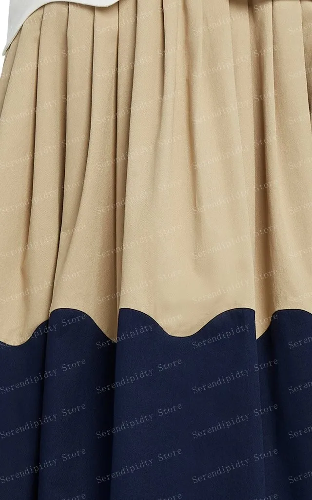 Lange Satin Rock Drei Farben Rock Frau Kleidung High-taille Rock A-line Frauen Kleidung Plus Größe Röcke Nach Maß rock