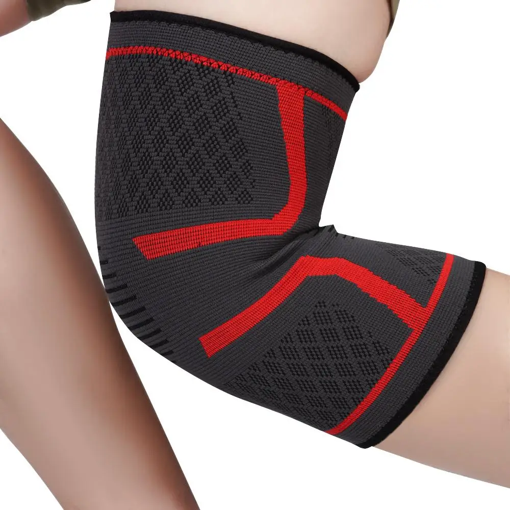 Good Nylon Polyester Compression Knee Pad Sleeve 5 Colors Elastic Knee Wrap Brace Strap Running Cycling
