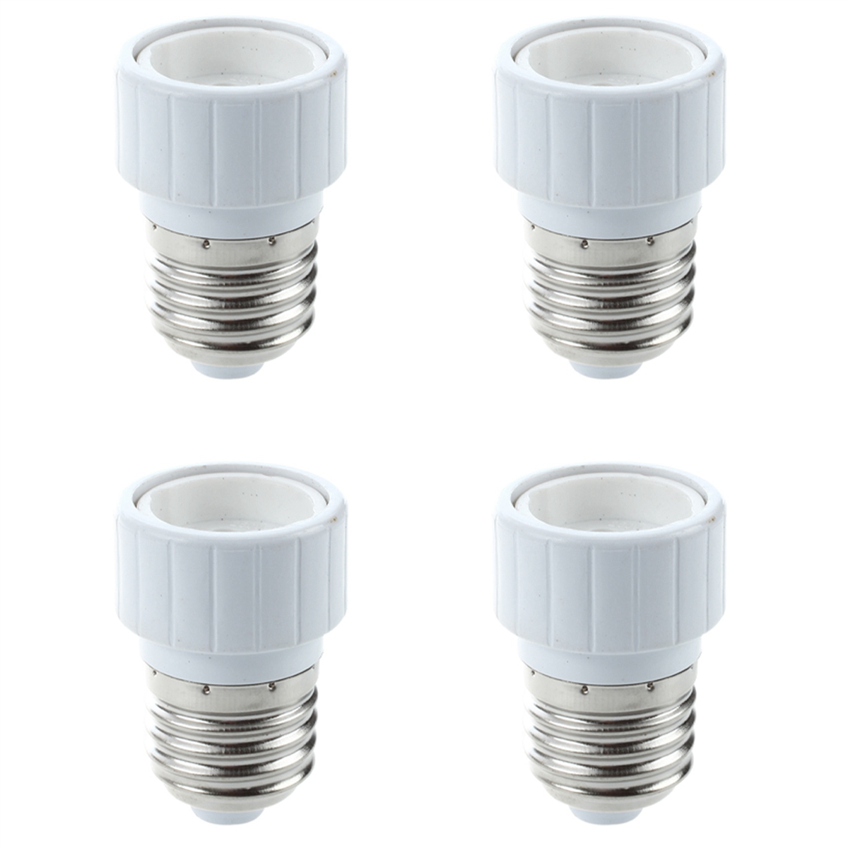 A71P 4X Lamp Adapter Lamp Socket for GU10 to E27 Light Bulbs