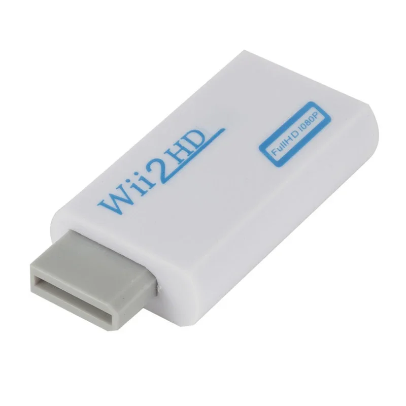 Full hd 1080p wii para hdmi adaptador conversor compatível wii 2 hdmi 3.5mm jack cabo de áudio e vídeo 720p para pc hdtv monitor display