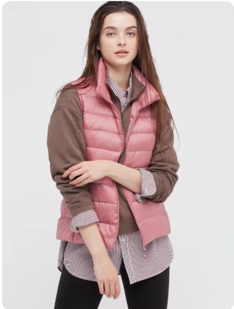 Ärmellose, ultraleichte Daunenweste für Damen, 2024, Slim-Fit-Jacke, Mädchenweste, plus leichte, winddichte, warme Weste