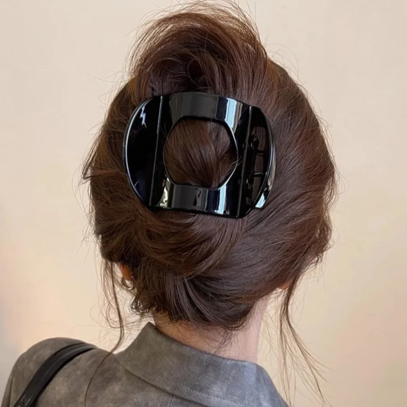 Neue Koreanische Essigsäure Haar Clip frauen Löffel Clip Frühling Clip Leopard Haar Clip Top Clip Einfache Mädchen Haar Zubehör
