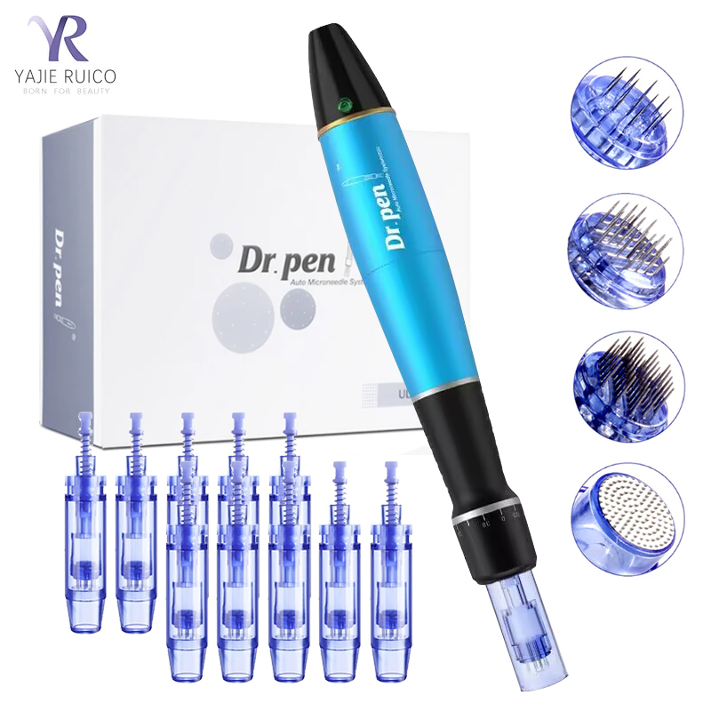 Authentisches Dr. Pen Ultima A1 Auto Micro Skin Pen Derma System mit 12-poligen Patronen, Hautpflege-Reparatur-Werkzeugsatz