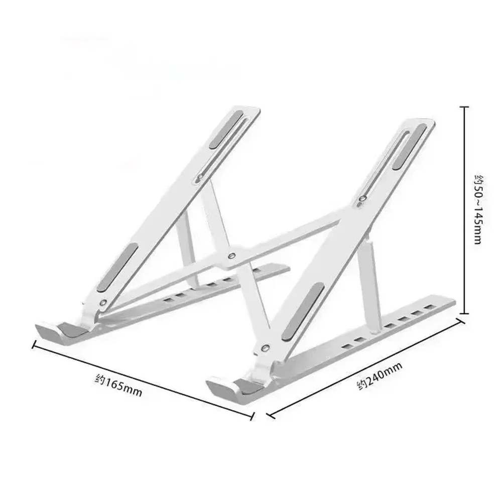 Soporte plegable para ordenador portátil, soporte de refrigeración para portátil, soporte ergonómico ajustable para Base, accesorios para tableta y portátil