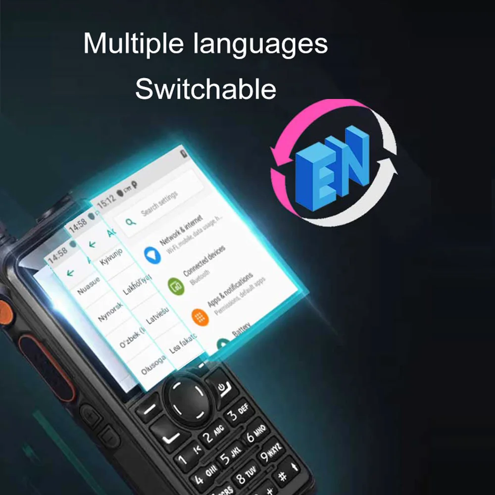 Сетевое радио Anysecu 4G T59 Android 9.0 Wi-Fi GPS разблокировка LTE/WCDMA/GSM Φ работа с Zello мобильный телефон