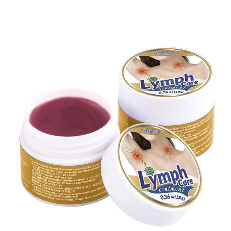 Pomada de dragado linfático, linfa auxiliar para el cuello y el pecho, glándula mamaria, tratamiento, crema de desintoxicación, yeso de moxibustión caliente a base de hierbas