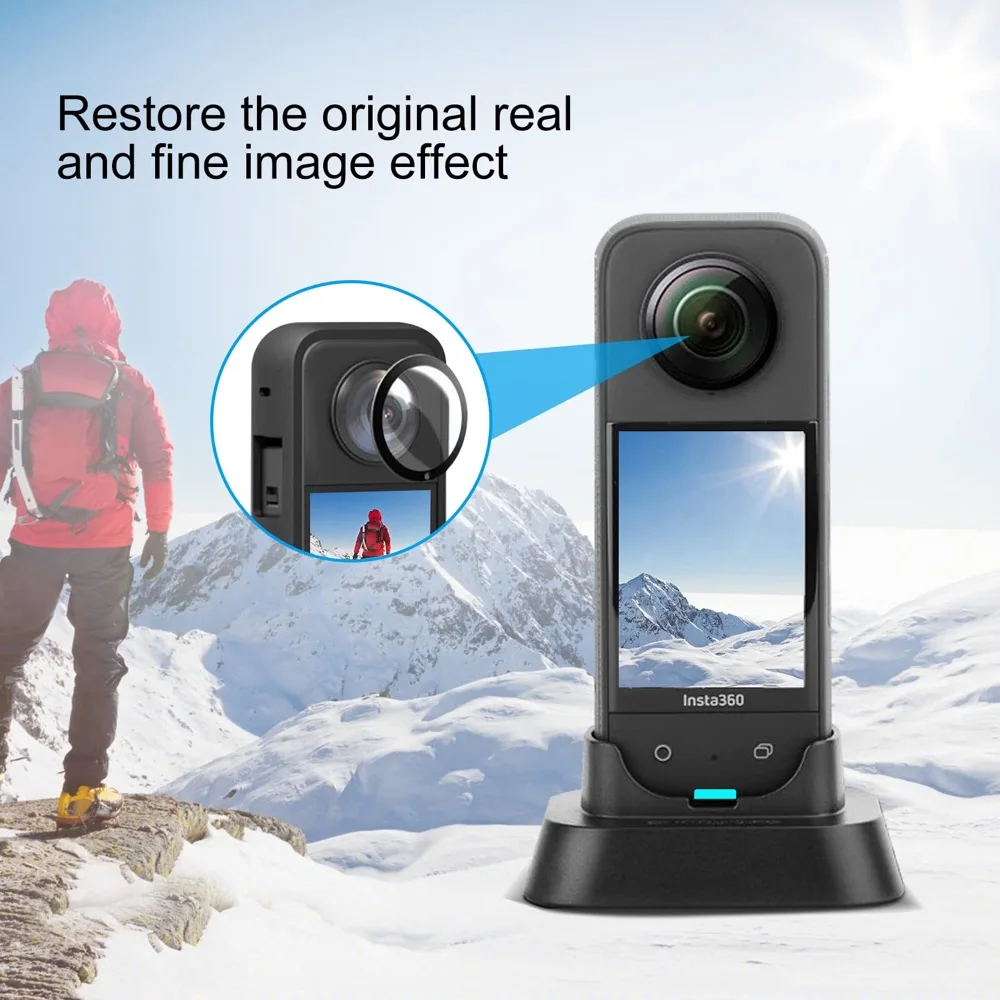 카메라 렌즈 보호 캡, Insta360 X3 용, 스크래치 방지 프리미엄, 스티커 보호 가드 액세서리, Insta 360 X3 용