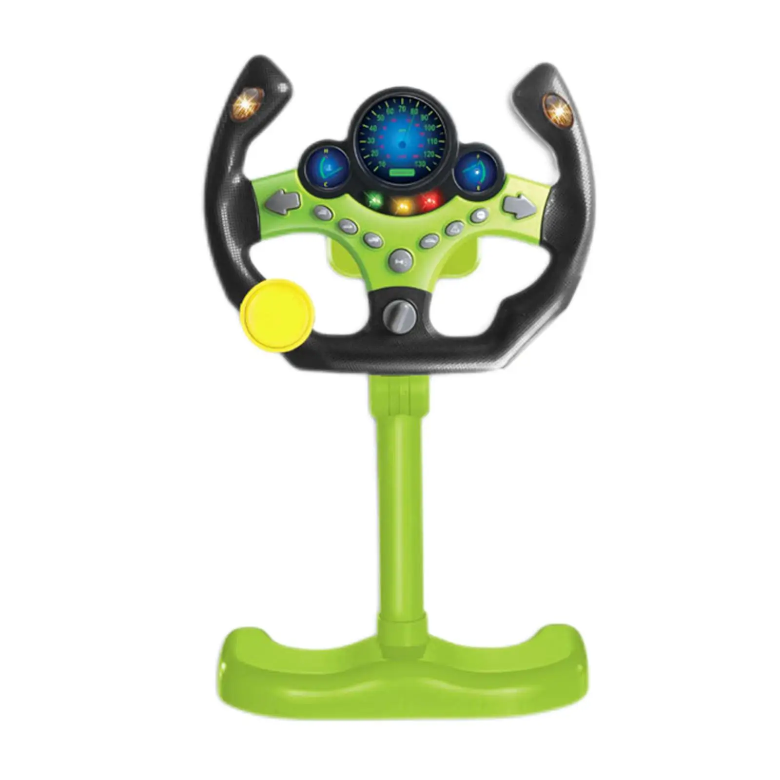Volante com luz para crianças, simulação brinquedo, presentes