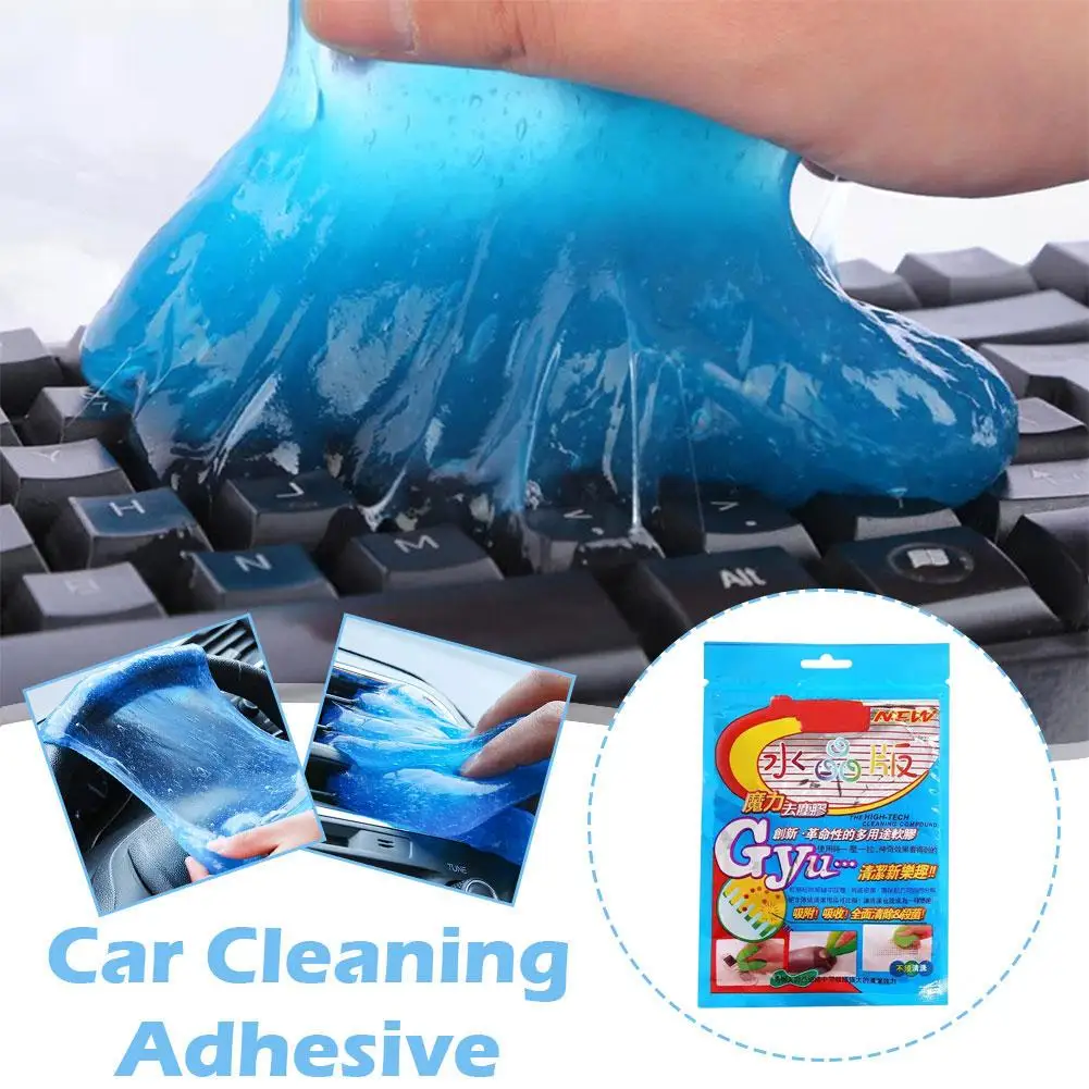 Gel de limpieza reutilizable para coche, limpiador de ventilación de teclado, limo, polvo, eliminación de suciedad, herramienta multiusos para automóvil D3B4, 4 colores