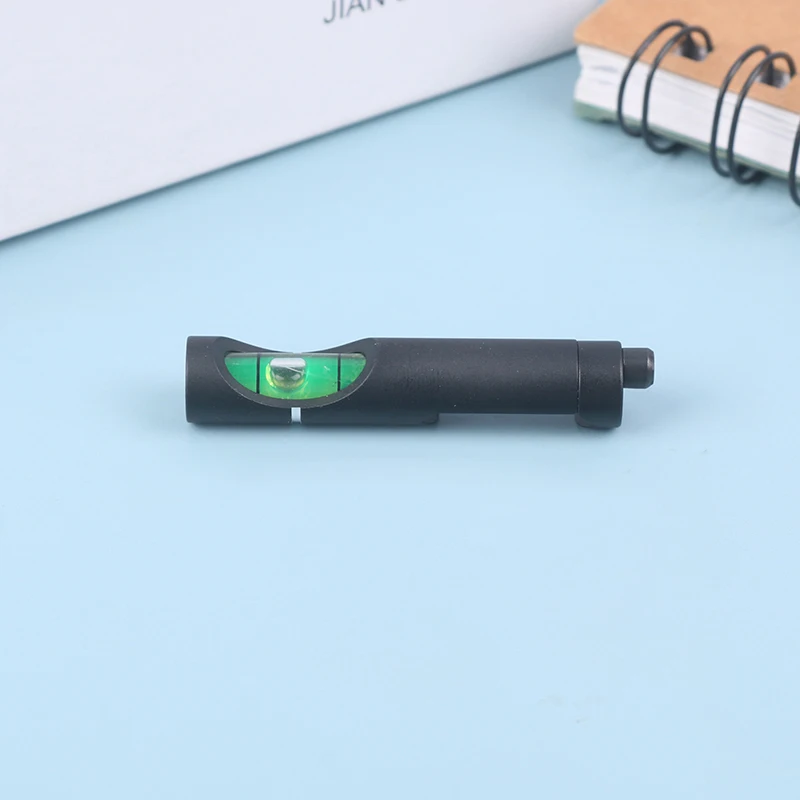 1Pc Matte Black Finish Level Fixture Balance Pipe Clamp Bracket 25.4mm 30mm 20mm Bayonet Level Spirit Bubble Level