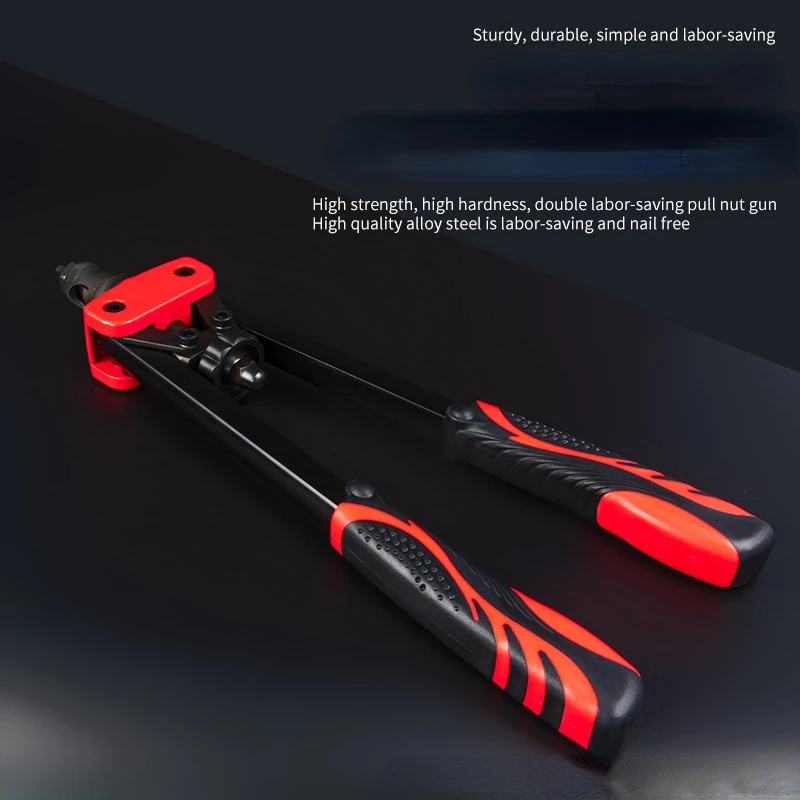 Industrial Grade Quick Nut Gun Manual Manual Riveter Gun (M3/M4/M5/M8/M10) Hand Rivet Tool Kit Rivet Nut Setting Tool Nut Setter