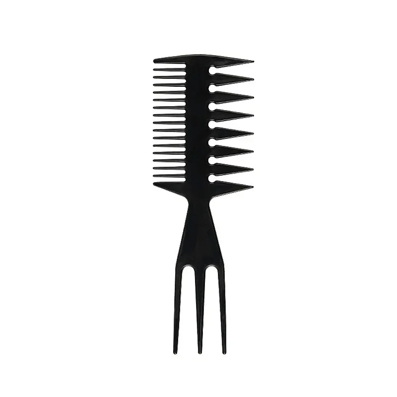 Dupla face dente pentes para homens, forma óssea de peixe, escova de cabelo profissional, barbeiro, tingimento, corte, coloração, ferramenta penteado