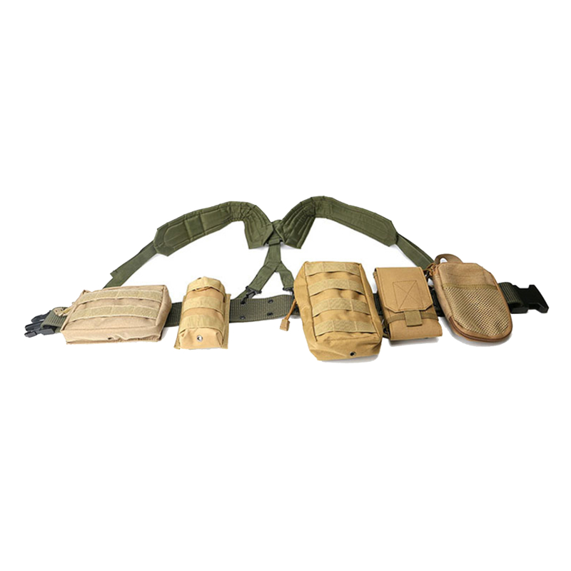 แฟนกลางแจ้ง CS ยุทธวิธีเข็มขัดอเนกประสงค์เอว Y กล้องถ่ายรูปน้ำหนักไหล่สายรัดสายรัดหน้าอก