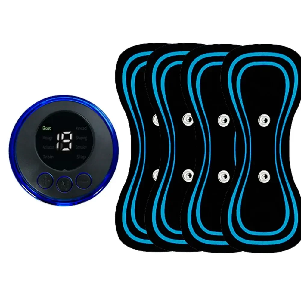10Pc Cervicale Massageapparaat Vervangende Tablet Mini Elektronische Puls Volledige Lichaamsmassage Om Bloed Draagbare Massagetool Te Baggeren