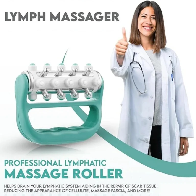 Masażer do drenażu limfatycznego (zielony) Ultimate Fascia Release & Scar Tissue Massage Tool Osobisty ręczny masaż Ro