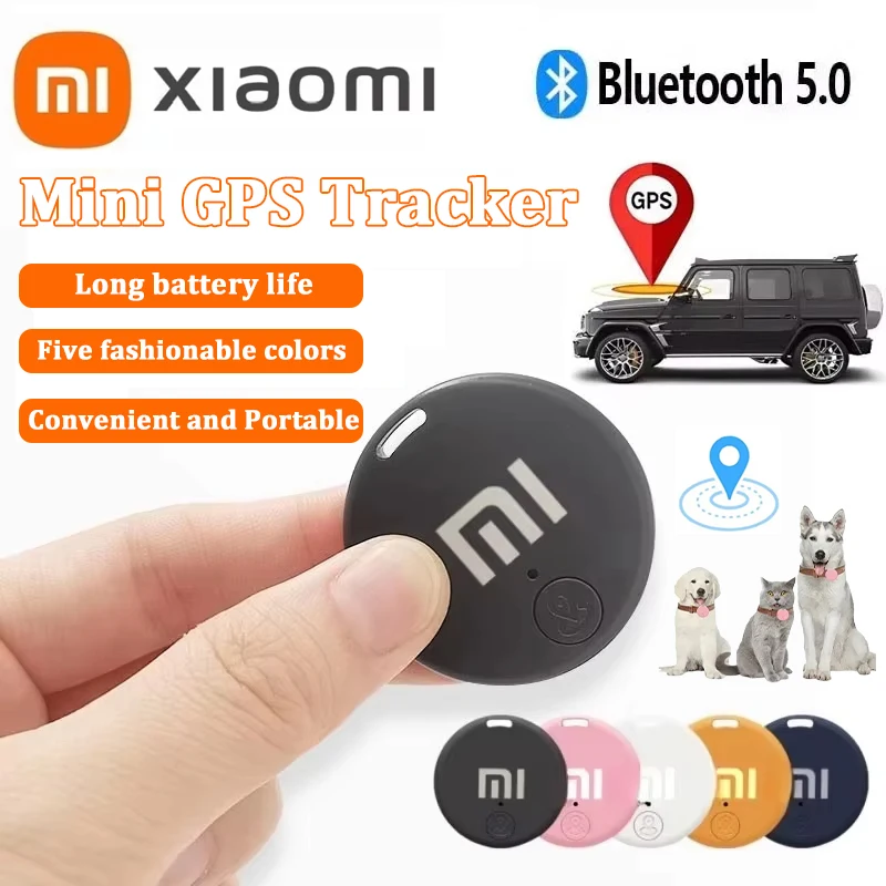 Xiaomi 5,0 GPS Bluetooth Мини-трекер Air Tag Anti-Lost Device Отслеживание кошелька для домашних животных пожилых детей IOS Android Smart Finder Locator