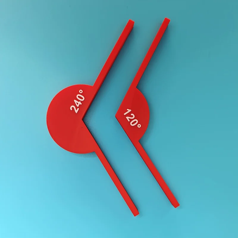 Math Teaching Aids, Angle Measurement Tools Geometric Angle Display Instruments Educational Learning Tools for Angle Recognition