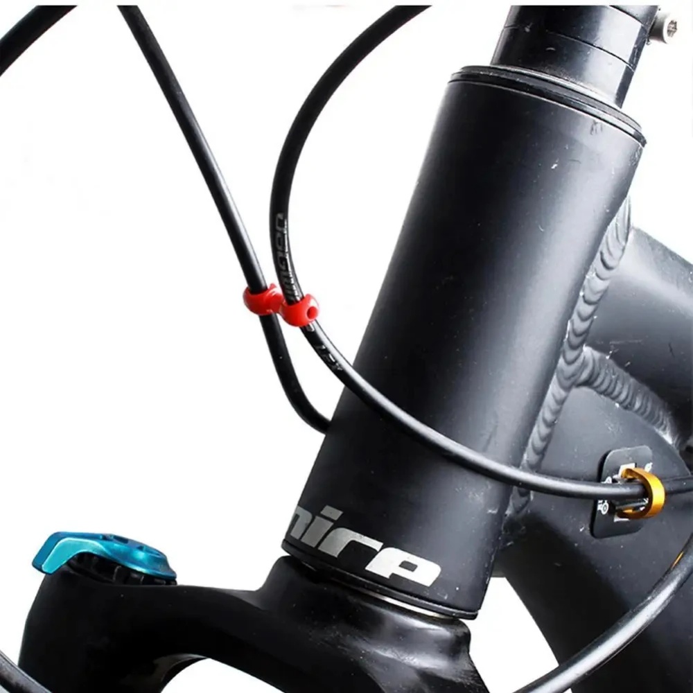 Clips de câble de frein rotatifs pour vtt, 10 pièces, boucles de câble de changement de vitesse de vélo, Clips de ligne de guidage pour un cyclisme fluide, Performance améliorée