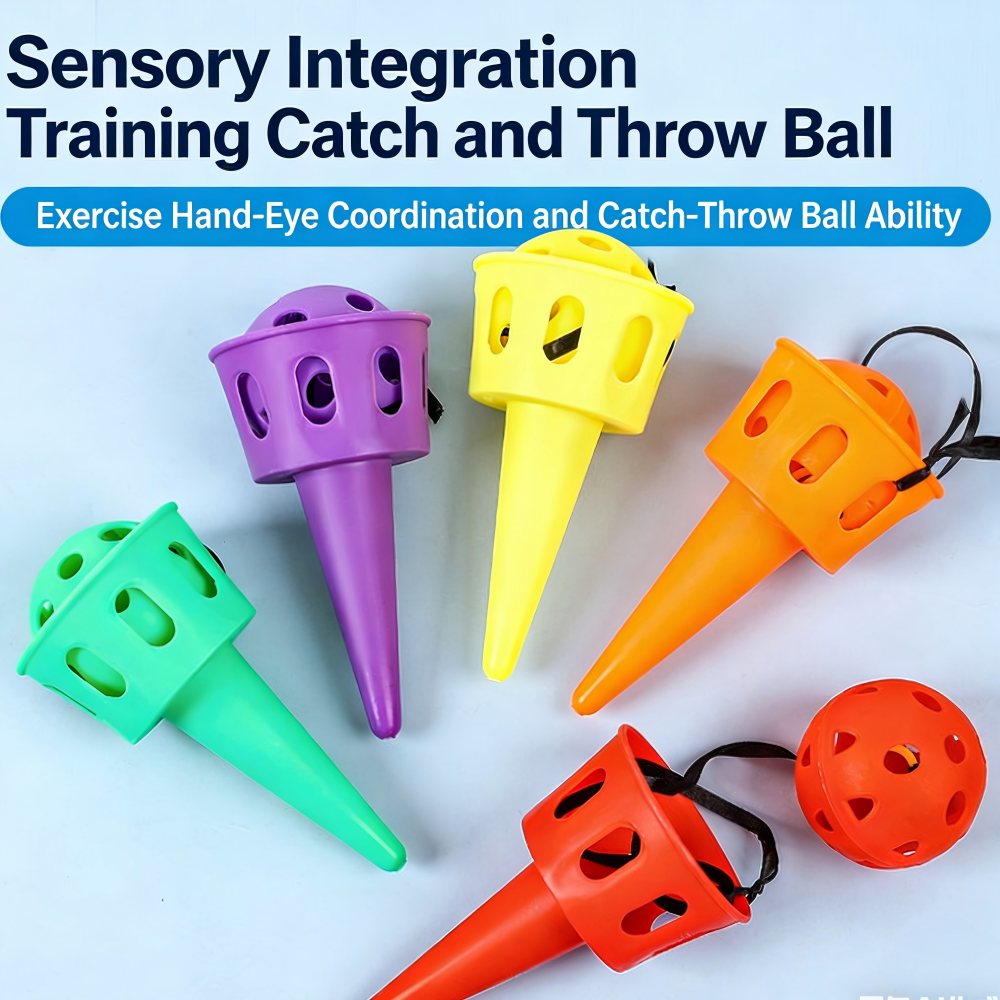 Outdoor Toy Catching Set Throwing Catching Sensory Integration Game Set  Children'S Hand Eye Coordination Training