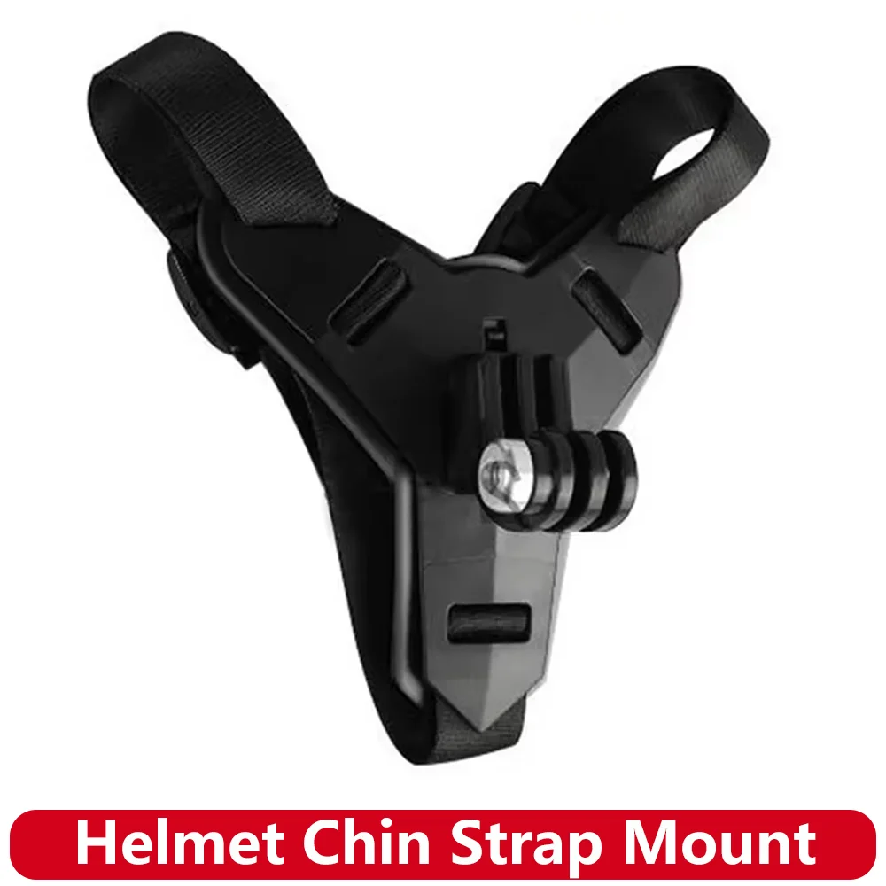 Motorrad Helm Kinnriemen Halterung Für GoPro Hero 13 12 11 10 9 8 SJCAM SJ4000 AKASO insta 360 DJI OSMO Action Kamera Zubehör