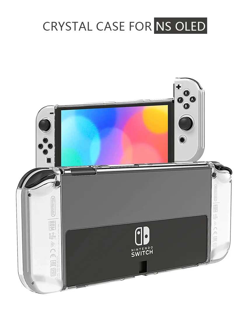 Crystal Shell para consola Nintendo Switch OLED: protección superior y diseño elegante