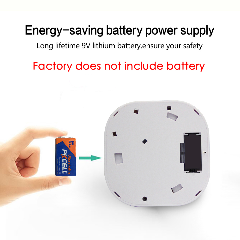 Tuya ZigBee WiFi Smoke Detector Alarm Sensor Smart Home Security Fire Protection Smart Life APP Work With Alexa Google Assistant