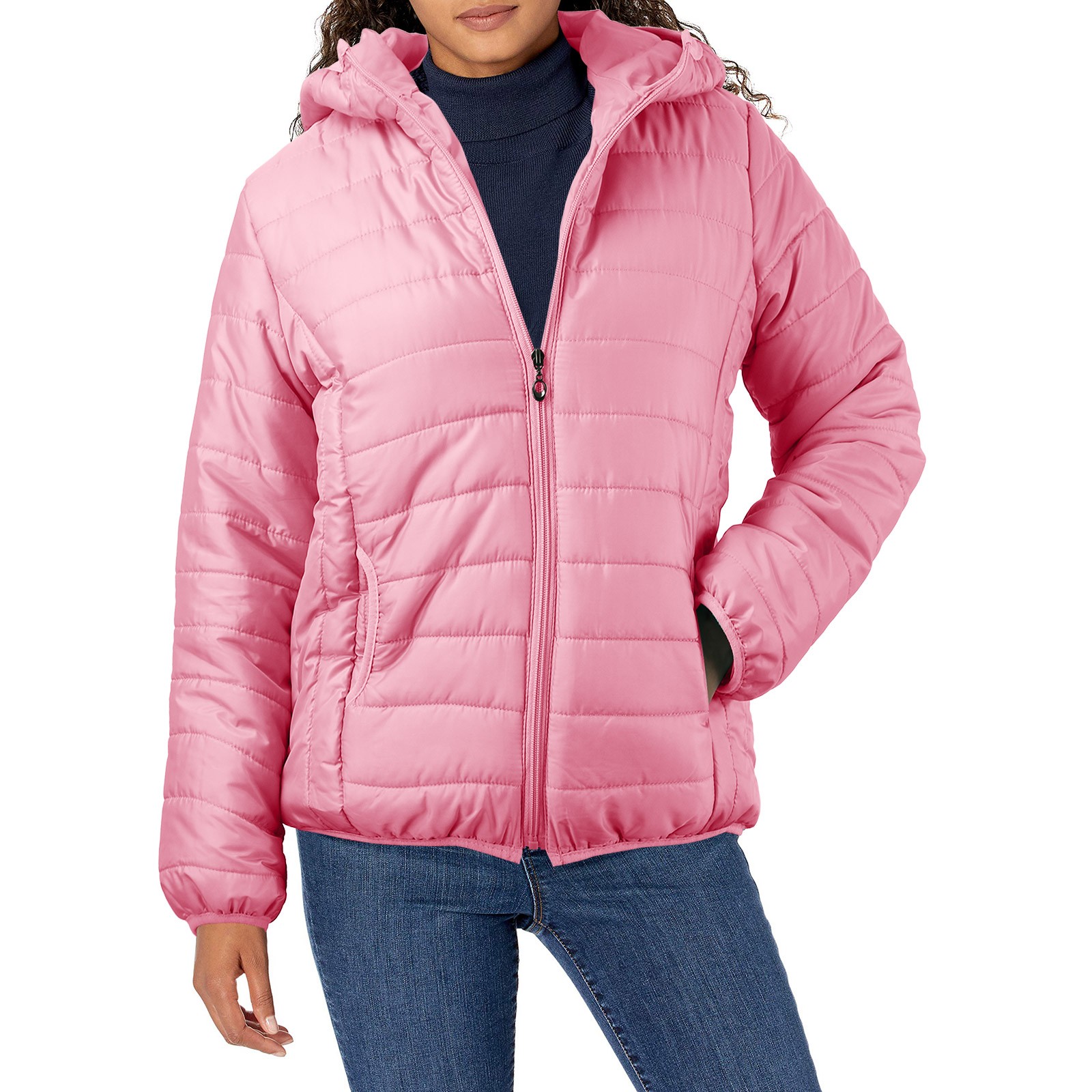 Lightweight Padded Autumn Winter Jackets Women's Jackets Hooded Ultralight Quilted puffer Solid Coat for Warm Duck Down Coat