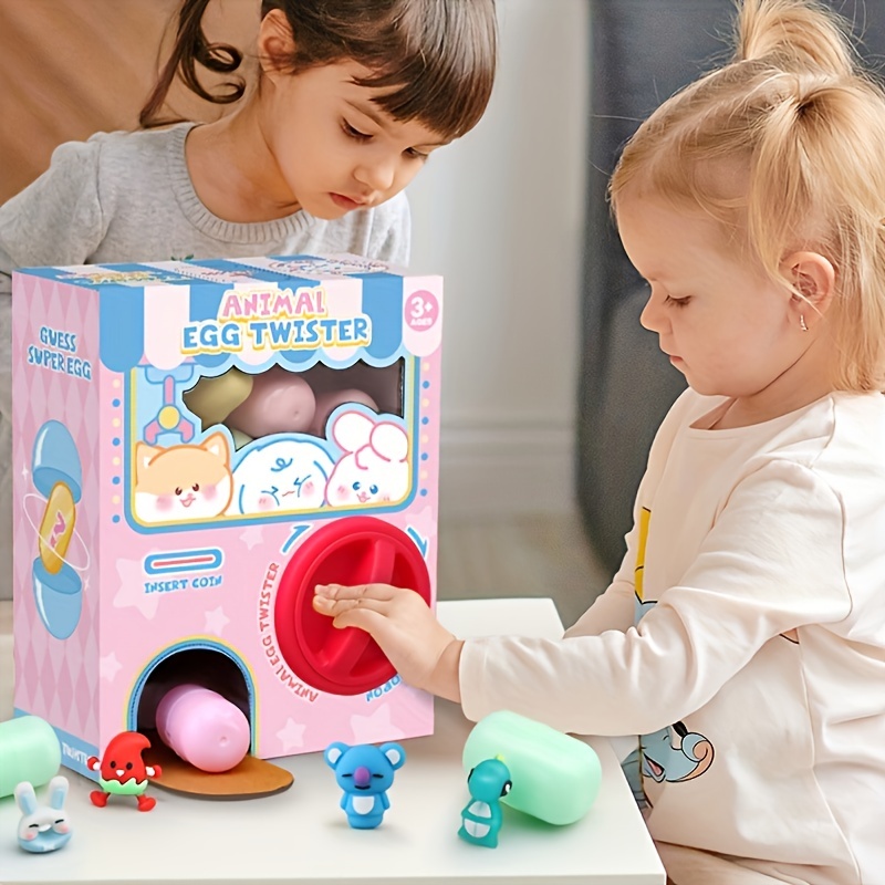Gacha Maschine Spielzeug, Puppe Clip-Puppe Maschine, Überraschung Mini Blind Box, Weihnachts geschenk für Jungen und Mädchen, mit 6 Gacha zufällige Übereinstimmung