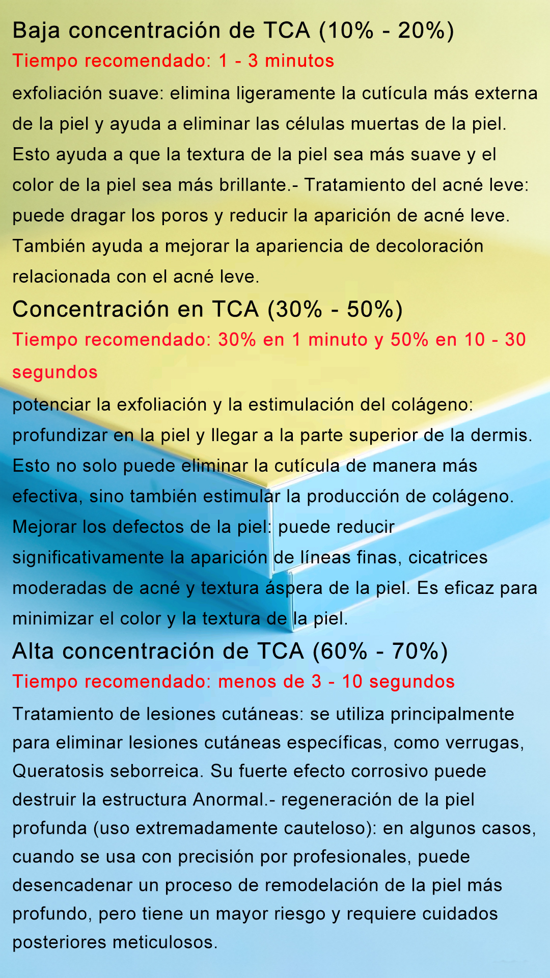 TCA, almohadillas peladoras TCA, almohadillas peladoras químicas Tca, 75 almohadillas en caja, 20 30 35 50 70 ordinario para limpieza facial y corporal, cruz,