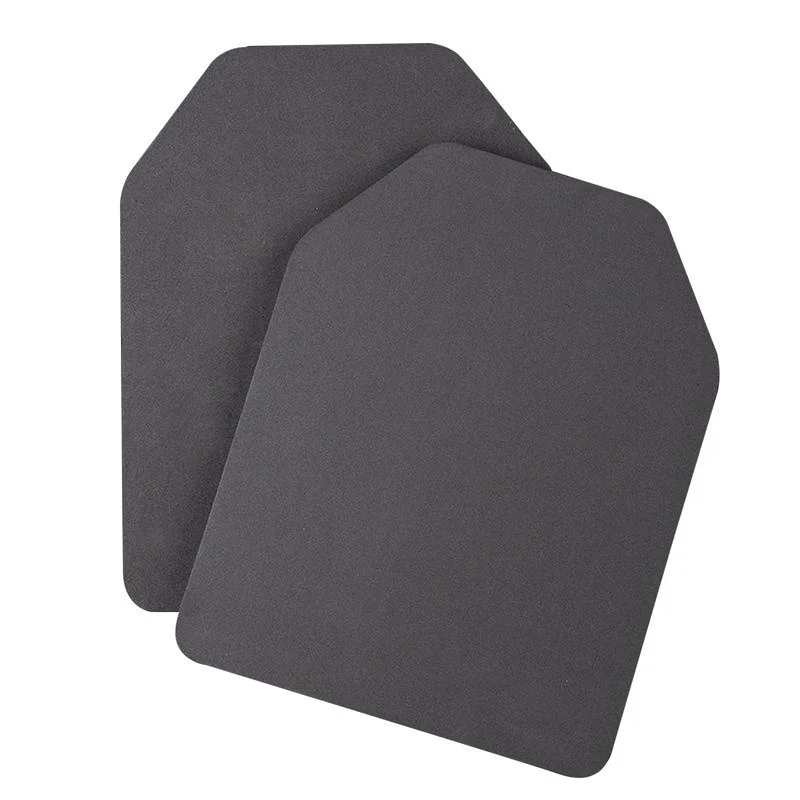 zlangsports 2pcs Tactical Vest Pad Airsoft Paintball CS Game Protective Vest Plate Carrier Cushion Black