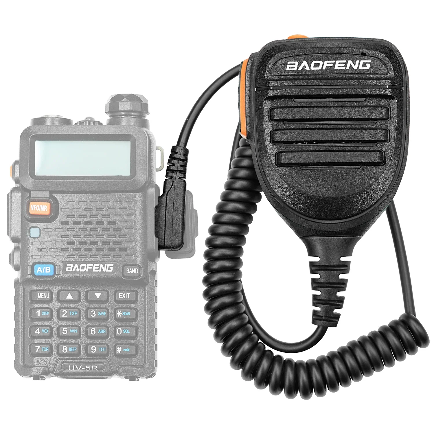 Baofeng Walkie Talkie Mikrofon z głośnikiem PTT Mikrofon na ramię Przenośny do Baofeng 888S UV-5R Walkie Talkie, Akcesoria Radios