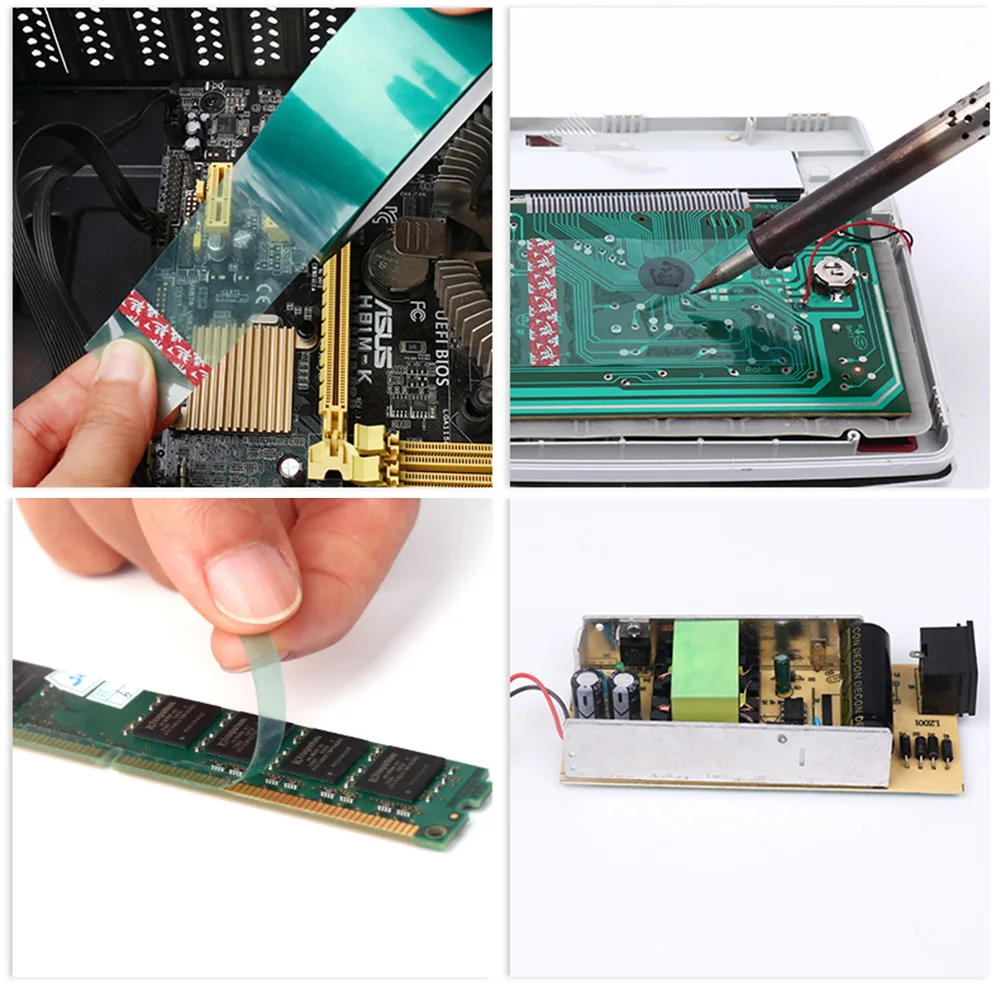 33M/Cuộn Xanh Thú Cưng Bộ Phim Băng Cao Nhiệt Độ Chịu Nhiệt PCB Hàn SMART TECH Mạ Kính Cách Nhiệt Bảo Vệ