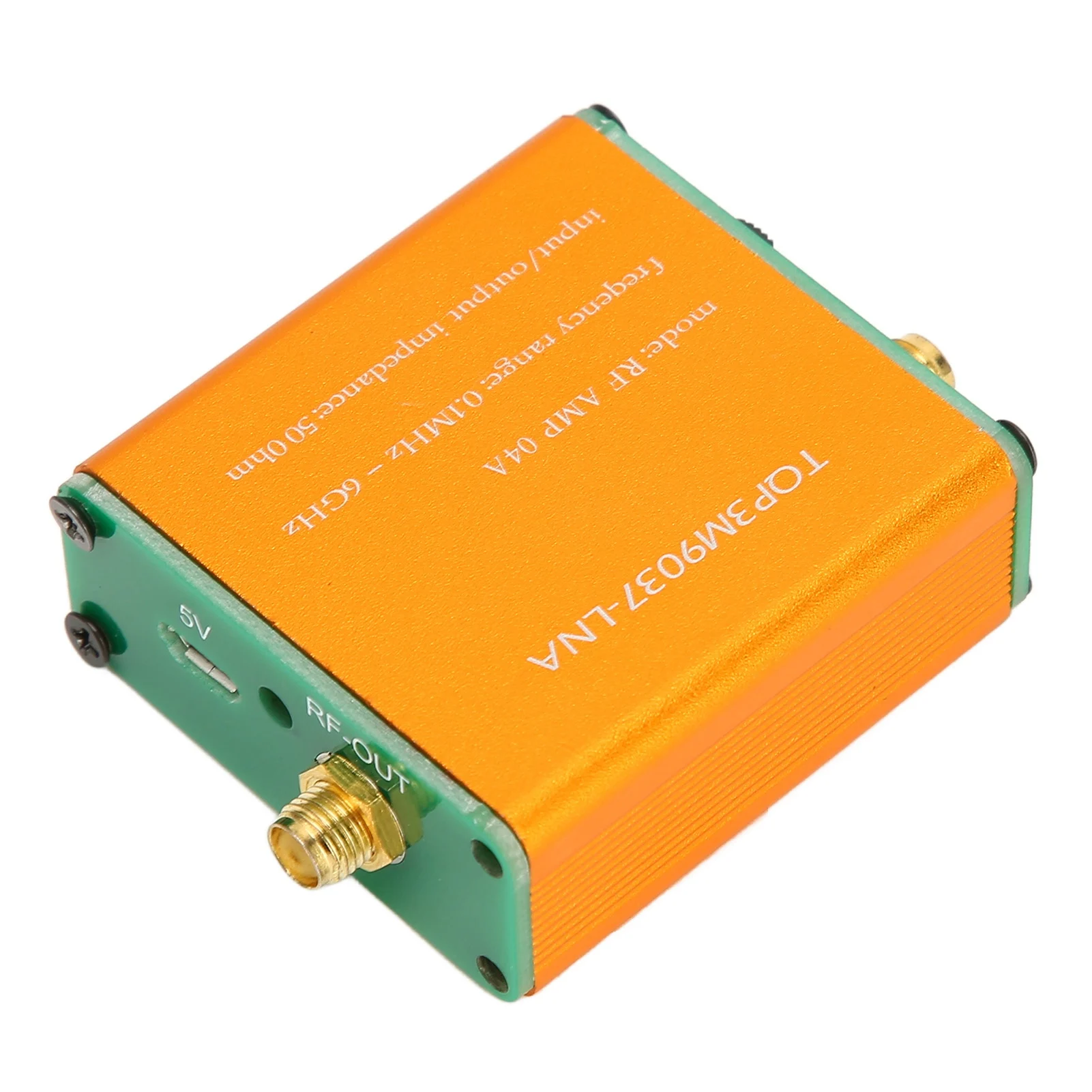 Amplificador RF 0,1 MHz-6 GHz amplificador de bajo ruido de banda completa profesional 20dB módulo preamplificador de potencia RF LNA de alta ganancia