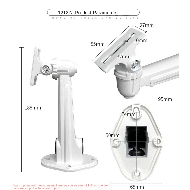 Camera Mounting Bracket Aluminum Video Surveillance Security Camera Mounts Wall Ceiling Mount Camera Support