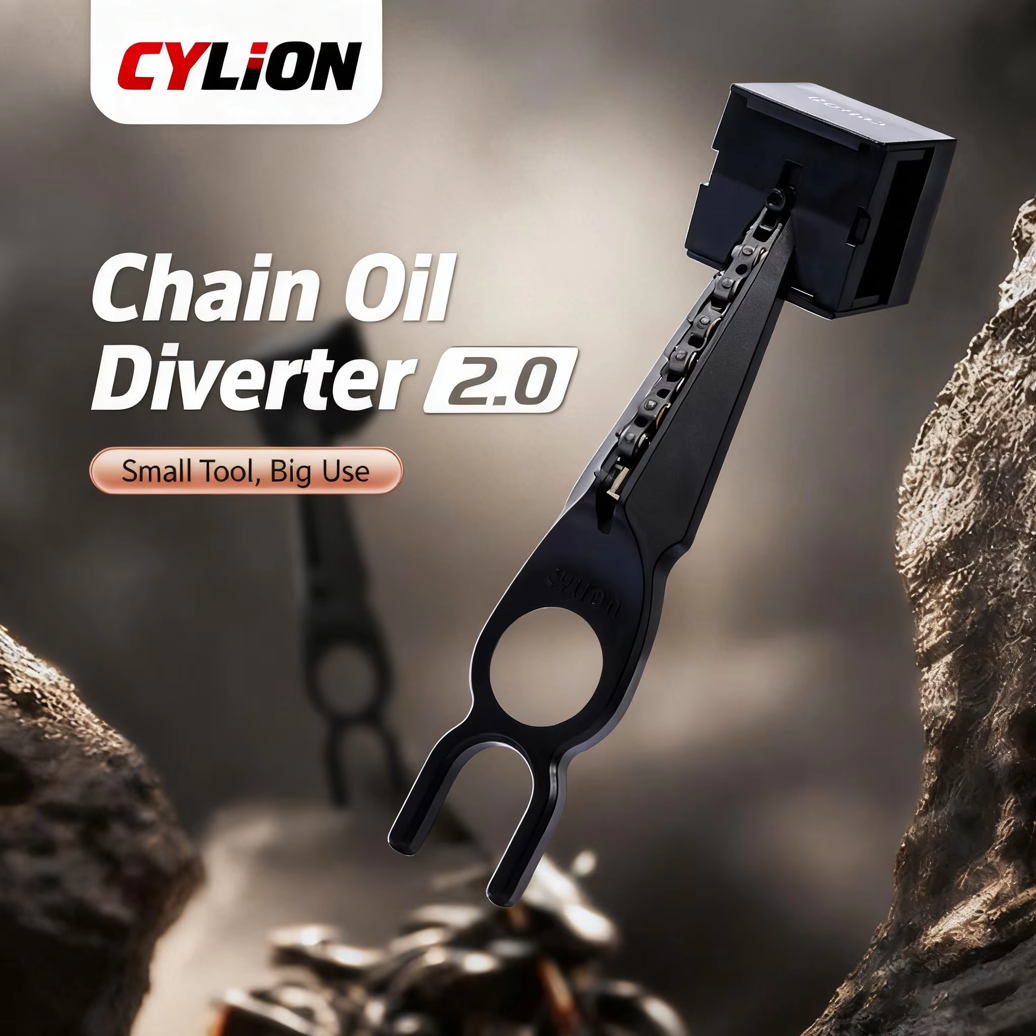 Upgrade 1/2PCS Motorcycle Chain Oiler Spray Lube Oiler Tool Mess-Free Chain Wax Chain Cleaner Attachment Chain Oil Applicator