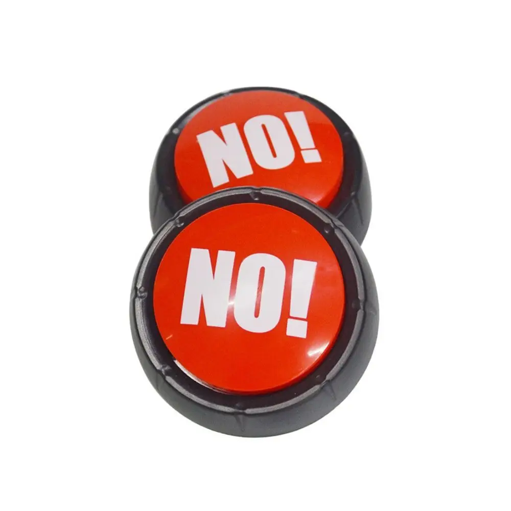 Button Sound Yes No Buttons Answer Buzzer Toy Buzzers Game Talking Party Dog Quiz Prank Funny Toys Show Recordable Wrong