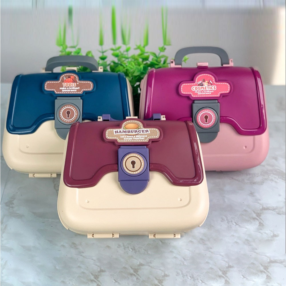 24 個ビューティーサロンセットおもちゃ女の子ごっこ遊び子供メイクアップおもちゃシミュレーションホームメイクボックスおもちゃ女の子の誕生日クリスマスギフト