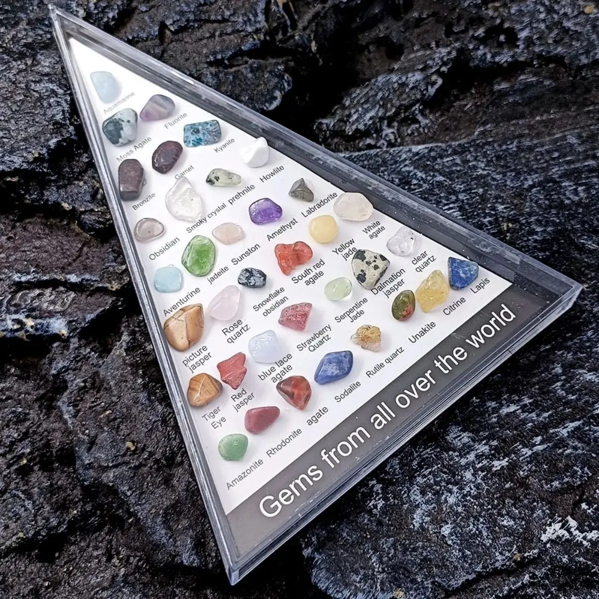 36/32 conjuntos de pedras naturais sortidas, nova coleção de pedras de cristal, pedras de cristal naturais, amostra de rocha mineral, cura reiki