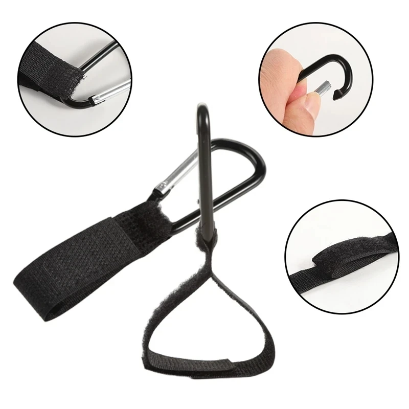 Gancho para cochecito de bebé, mosquetón de aleación de aluminio, organizador de carrito, bolsa de pañales, gancho para cochecito, accesorios para cochecito, 2/3/5 Uds.