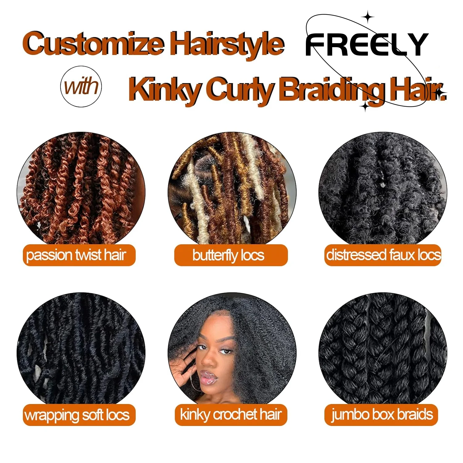 Capelli afro twist elastici pre separati Ombre Bionda Marrone 18 pollici Afro crespo Marley Twist Intrecciare i capelli Capelli sintetici all'uncinetto