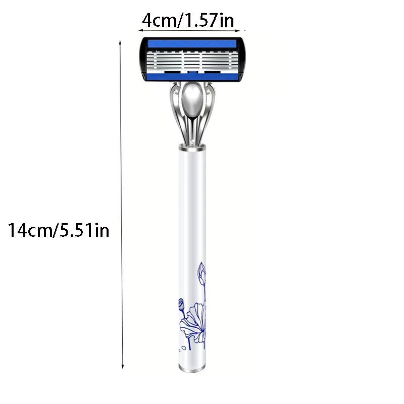 Razor Classic 6-layer Safe Razor Suitable for Men and Women Hair Removal Razor Manual Razor Safety and Scratch Prevention