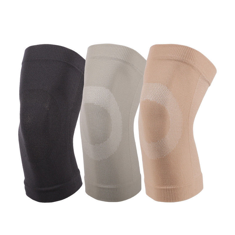 Nylon Knit Knee Sleeve para Basquete, Joelheira Respirável Fina, Manga de Voleibol, Patela Correndo, Capa Protetora Conjunta, Ligamento, 2PCs