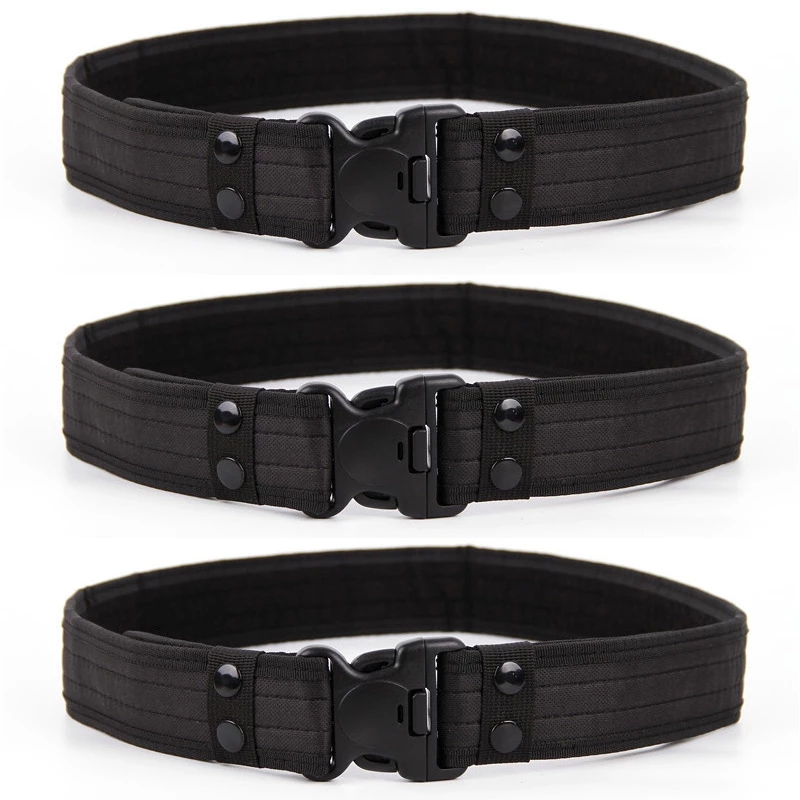 Army Style Combat Belts Quick Release Tactical Belt Fashion Men Military Canvas Waistband Outdoor Hunting Hiking Tools 8 Colors