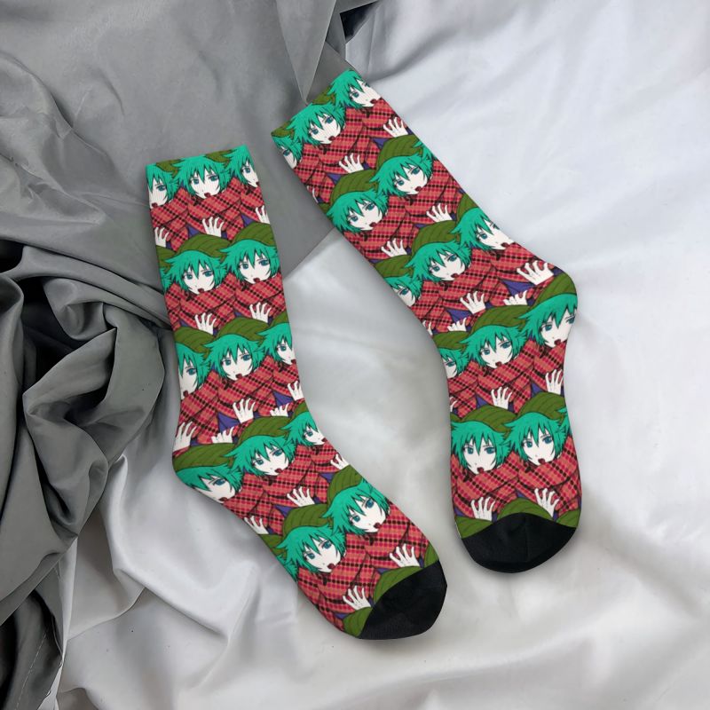 Shin Tsukimi Your Turn To Die Hat, calcetines de vestir con estampado 3D Kawaii para hombre, juego de Anime YTTD, Unisex