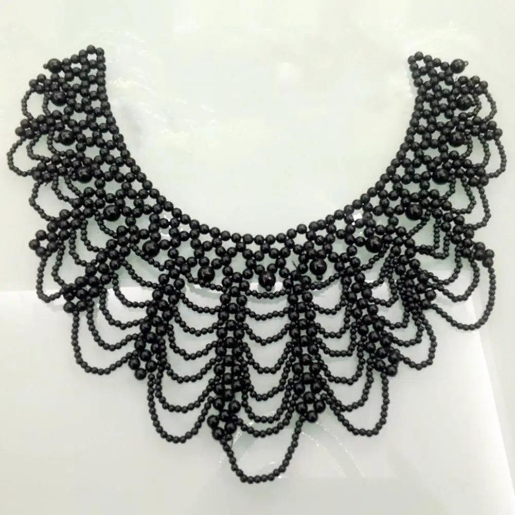 Gefälschte Kragen Luxus Dame falschen Kragen High-End-einfarbig gut aushöhlen Multi-Schichten Dame falschen Kragen