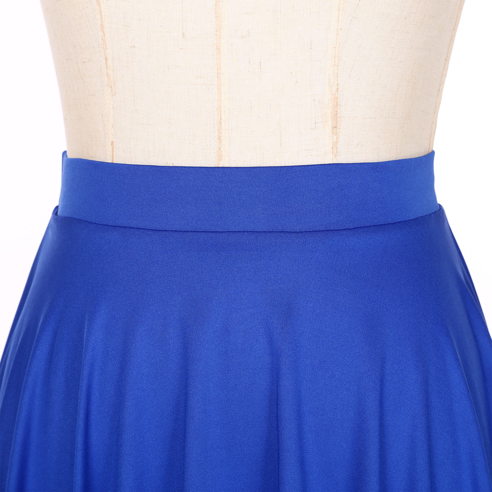 Dames sexy ruches rok casual effen kleur elastische tailleband uitlopende rokken loungewear homewear sportkleding party dance clubwear
